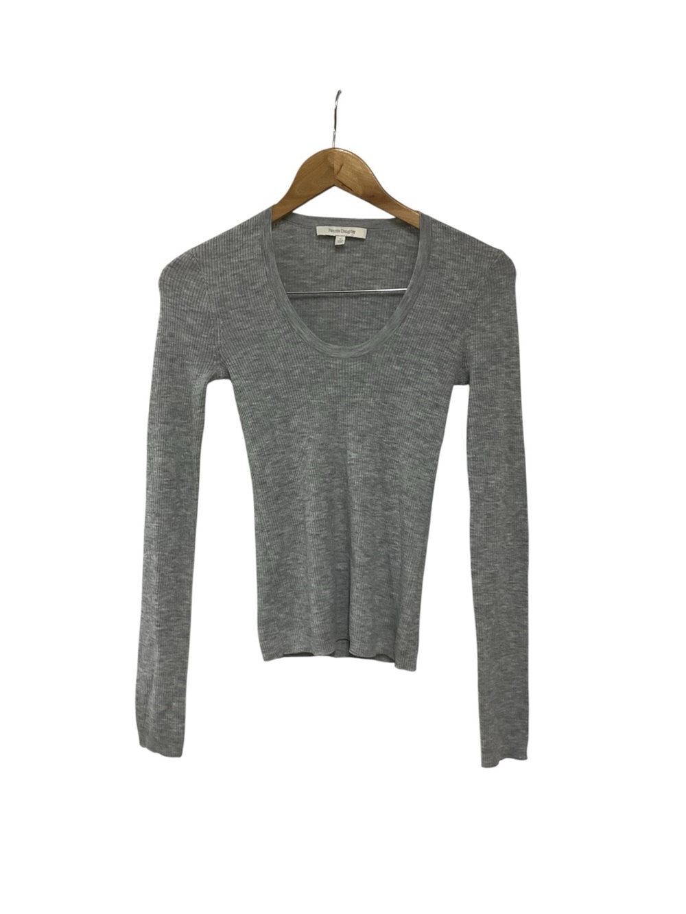 Favorite Daughter Grey Merino Wool Sweater XS